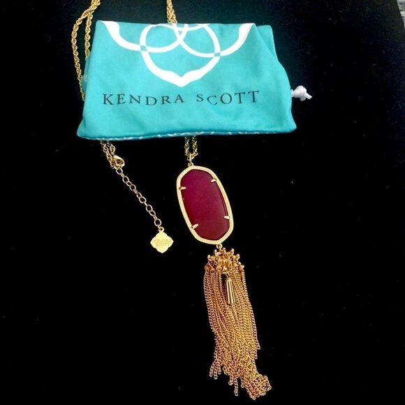 Kendra Scott Gold Vermeil Chain Pendant & Tassel - Picture 11 of 16